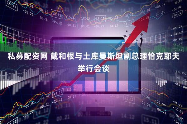 私募配资网 戴和根与土库曼斯坦副总理恰克耶夫举行会谈